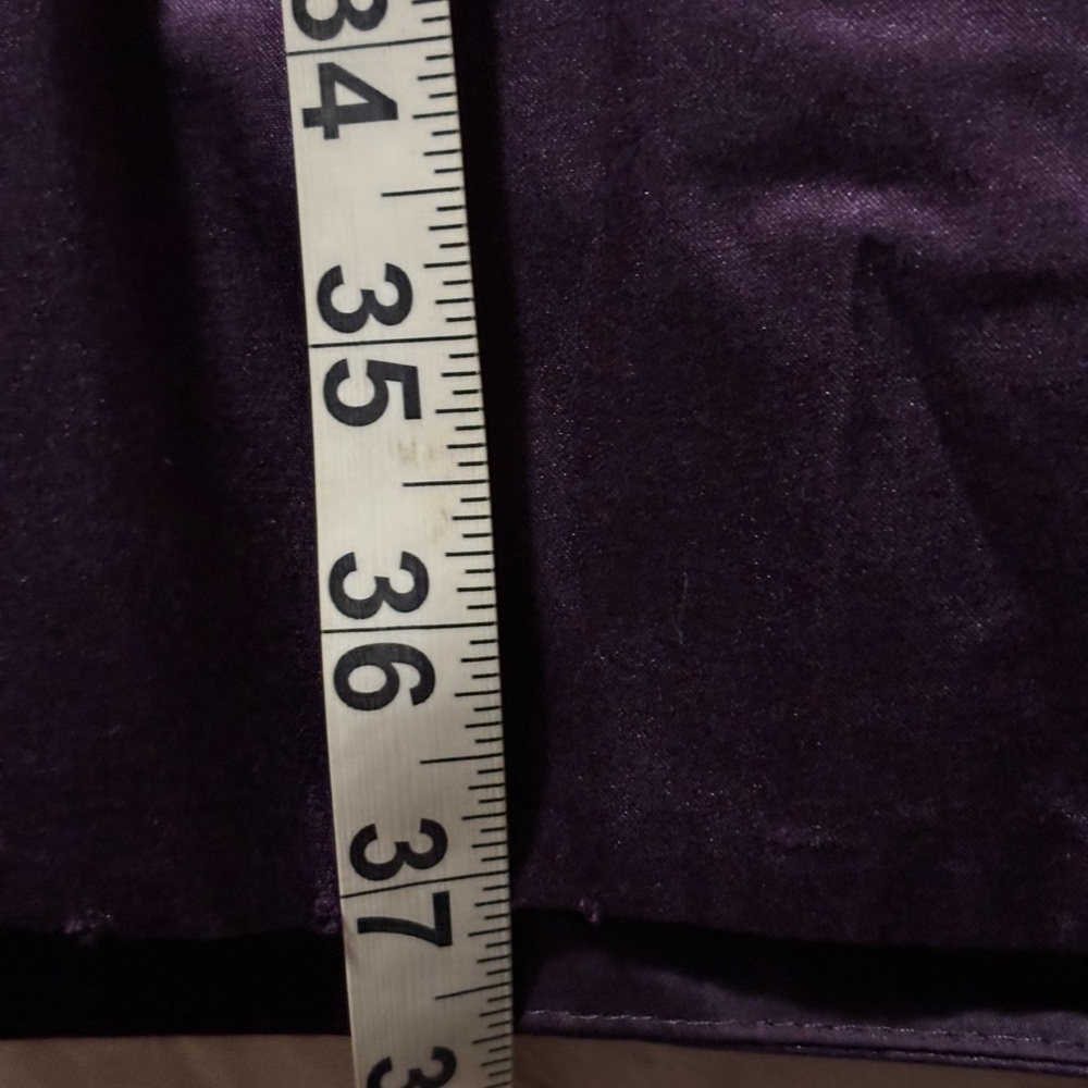 Club Monaco Red purple Pleated Halter midi dress silk size 10 - Picture 16 of 16